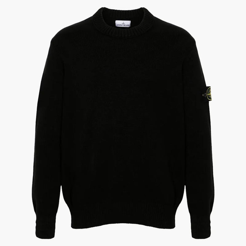 Stone Island Maglia Pletená černá