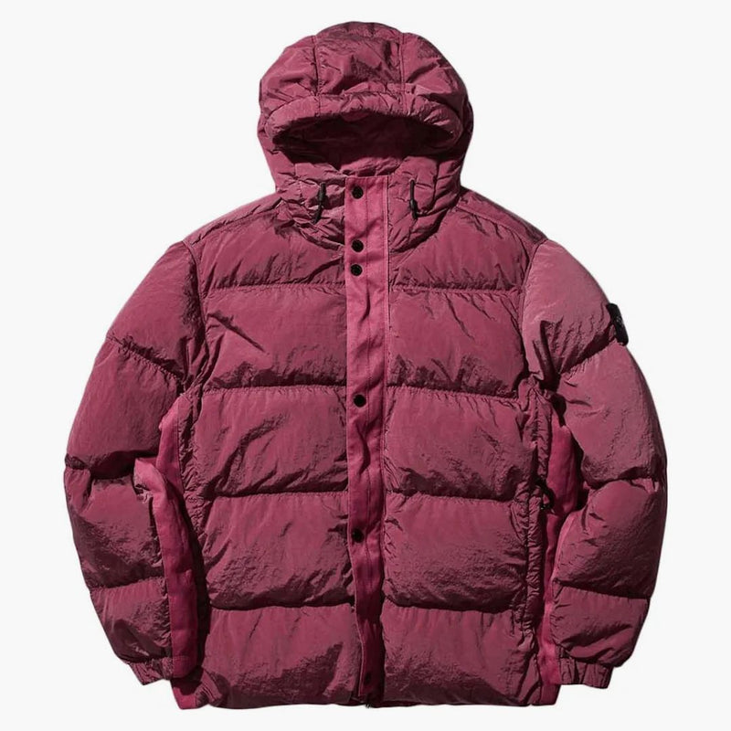 Stone Island Nylon Metal Hooded Down Bunda Rose Quartz