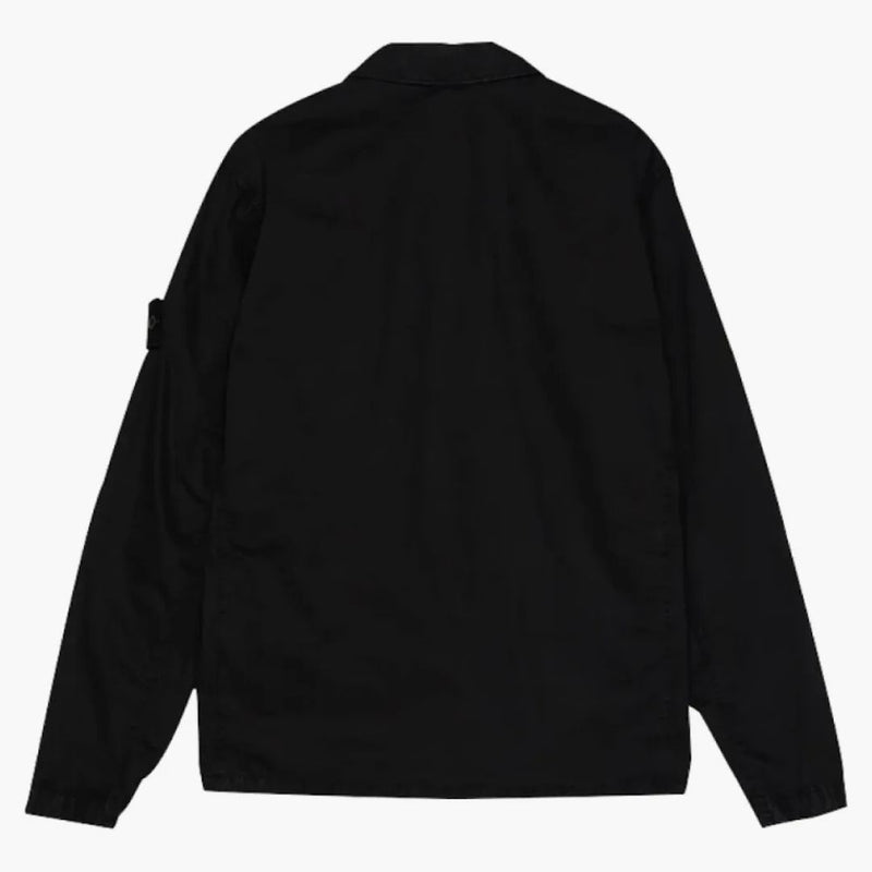 Stone Island starý efekt na košili černou