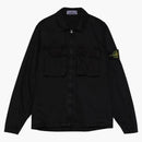 Stone Island Old Effect Over Shirt Black
