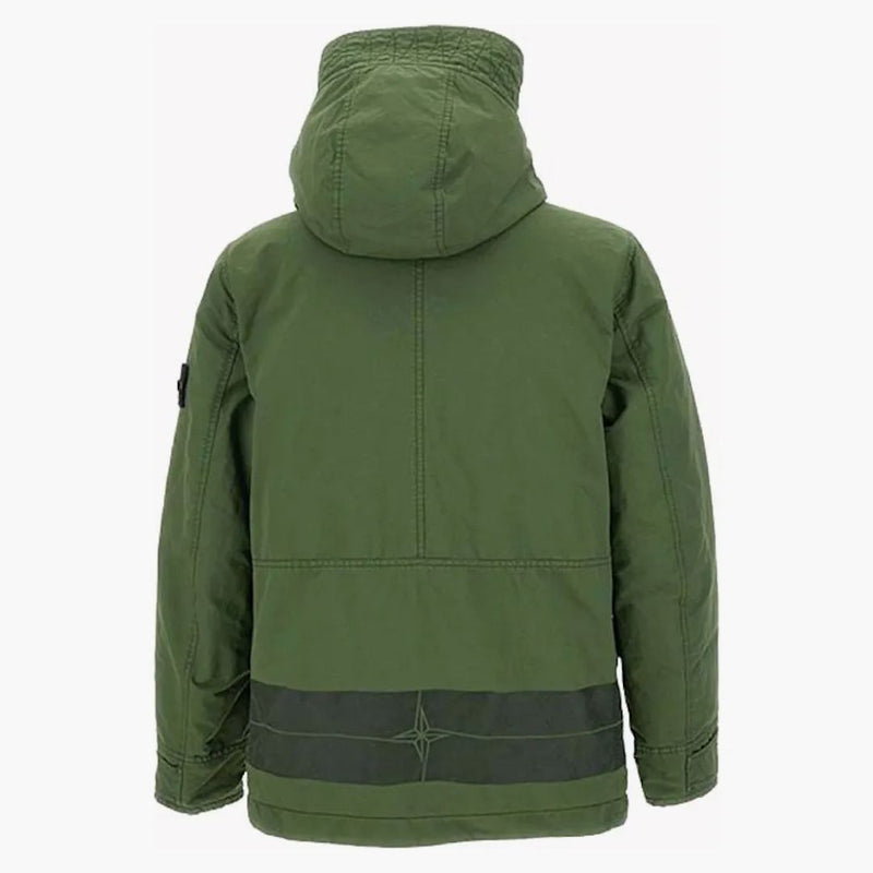 Stone Island neprůhledný nylon až do TC bunda olive