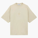 Camiseta de camiseta de algodón orgánico de Stone Island Beige