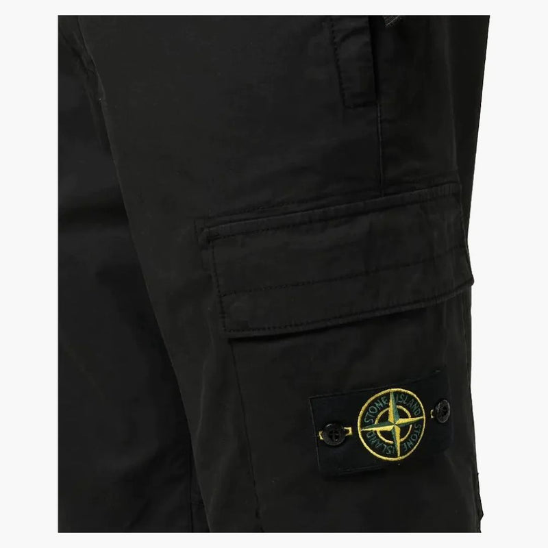 Stone Island Pantalone regelbundna avsmalnande byxor svart