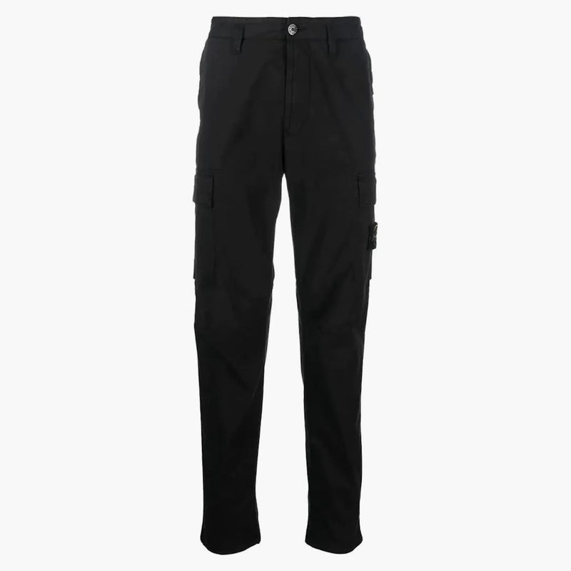 Stone Island Pantalone regelbundna avsmalnande byxor svart