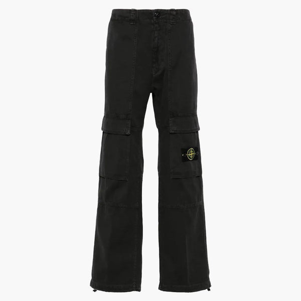 Stone Island Pantalone uvolněné kalhoty vedou šedou