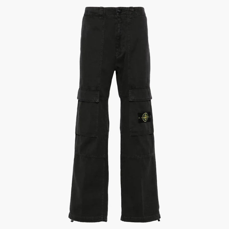 Stone Island Pantalone uvolněné kalhoty vedou šedou