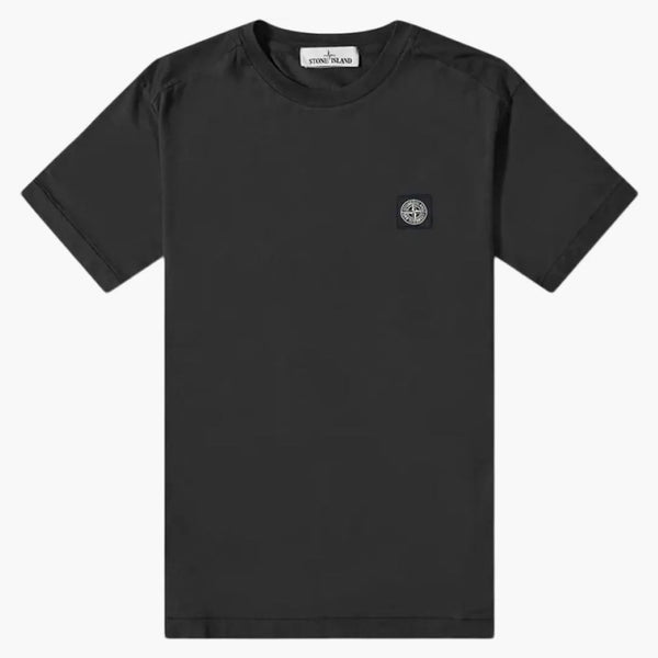 Tričko Logo Stone Island Patch (761524113-V0029) Černá