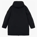 Stone Island Polyester Micro Twill Long Down Parka Jacket Black