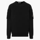 Stone Island Gape farbowana kieszonkowa ekipa czarna