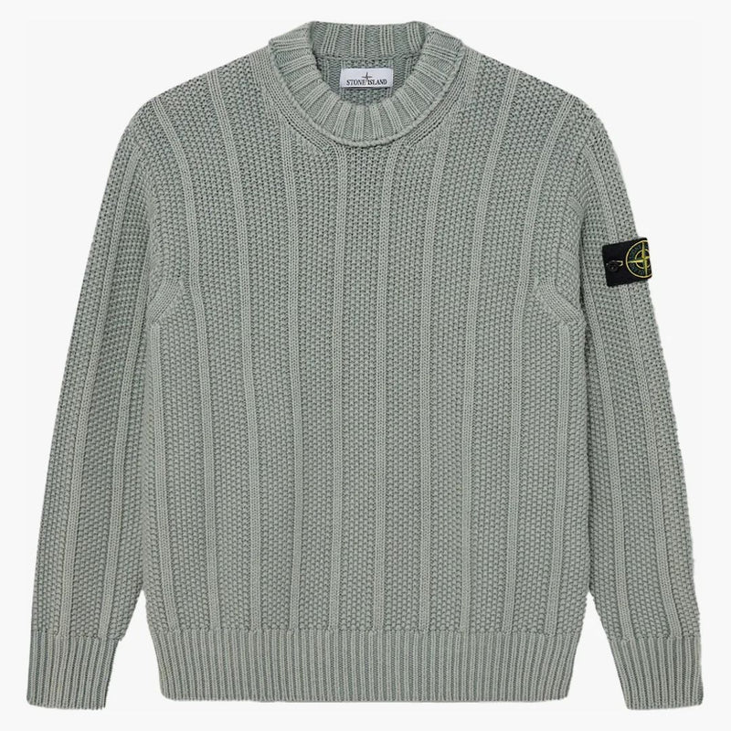 Stone Island Pure Wool Svetr Sage