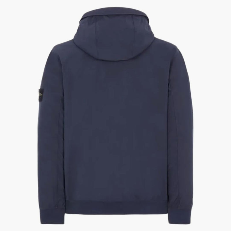 Stone Island Q0122 Soft Shell-r_e.dye Technology Jacket Blue