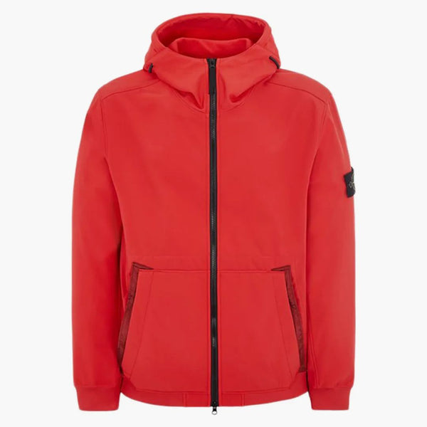 Stone Island Q0122 Soft Shell-R_e.dye Technology Jacket Red