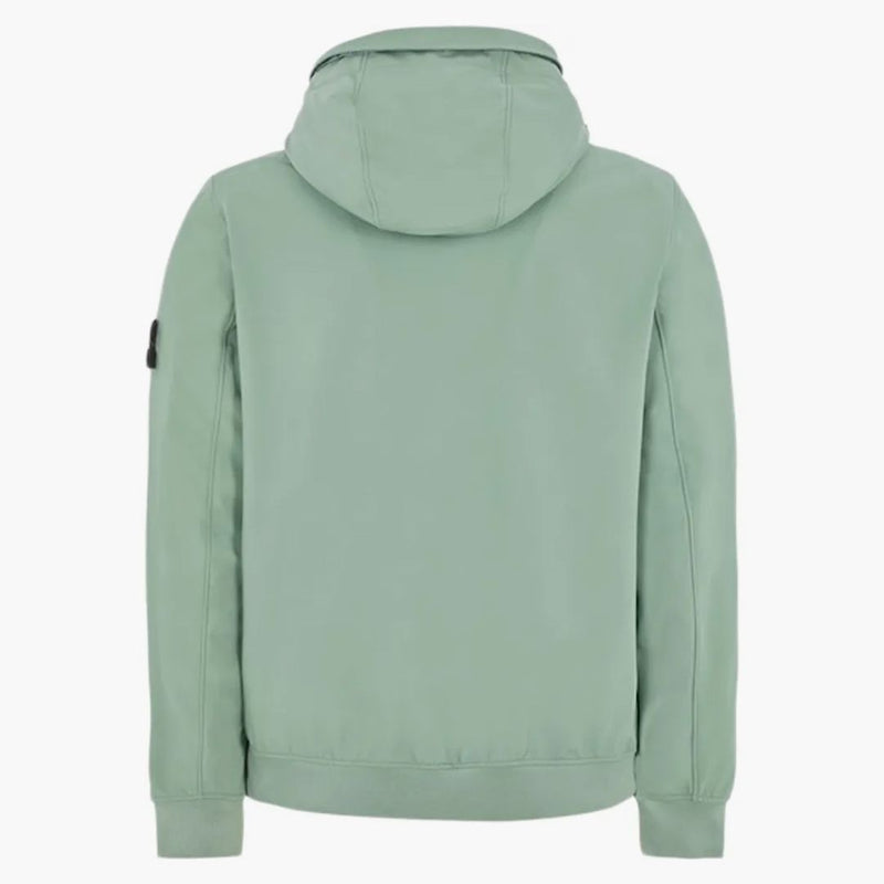 Stone Island Q0122 Soft Shell-R_e.dye Technology Jacket Sage Green