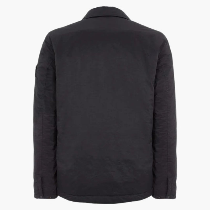 Stone Island Q0321 Nylon opaco fino a con la giacca Primaloft-TC nera