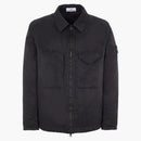 Stone Island Q0321 Opaque Nylon Twill With Primaloft-tc Jacket Black