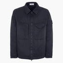 Stone Island Q0321 Opaque Nylon Twill With Primaloft-tc Jacket Blue