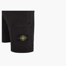 Stone Island Regular Fit Cargo Bermuda Shorts Black