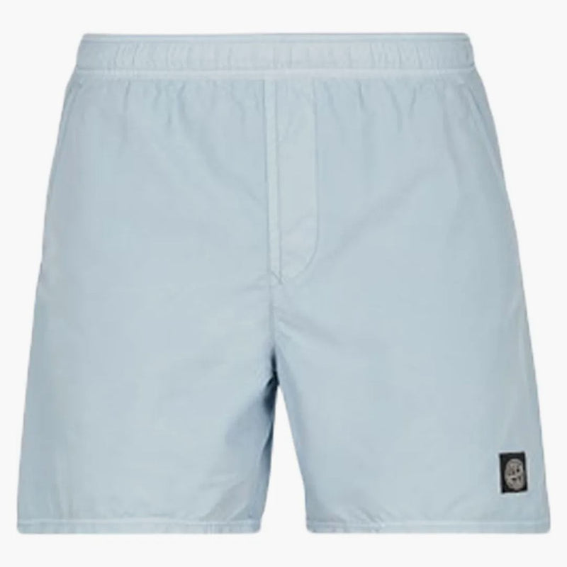 Stone Island Pravidelné fit nylonové plavecké kufry obloha modrá