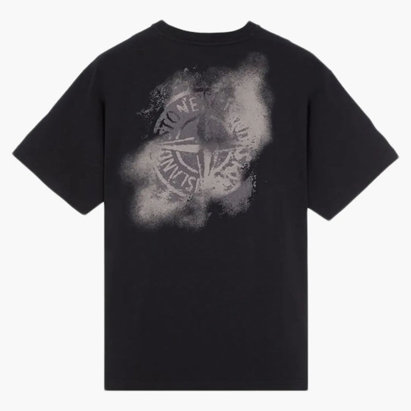 Stone Island krátký rukáv 'camo one' tričko černé