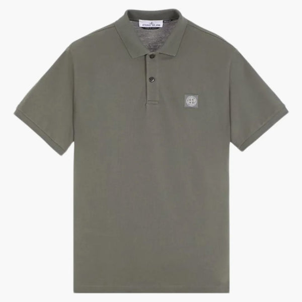 Stone Island s krátkým rukávem Polo Musk Green