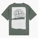 Stone Island z krótkim rękawem „porysowana farba jedna” piżm