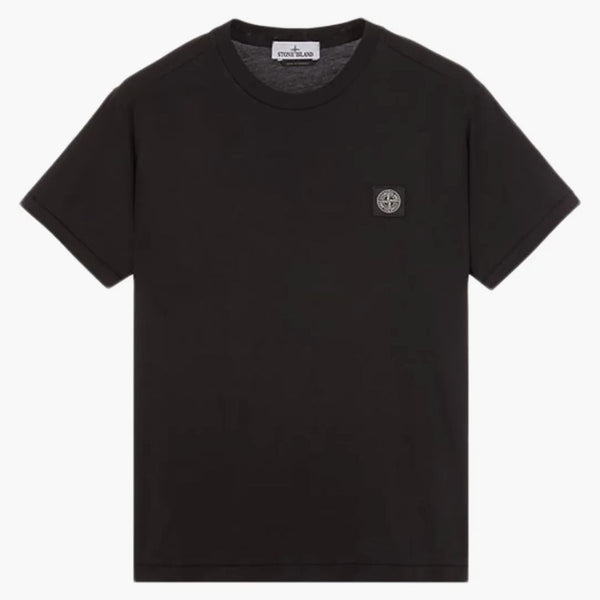 Tričko s krátkým rukávem Stone Islandu černé