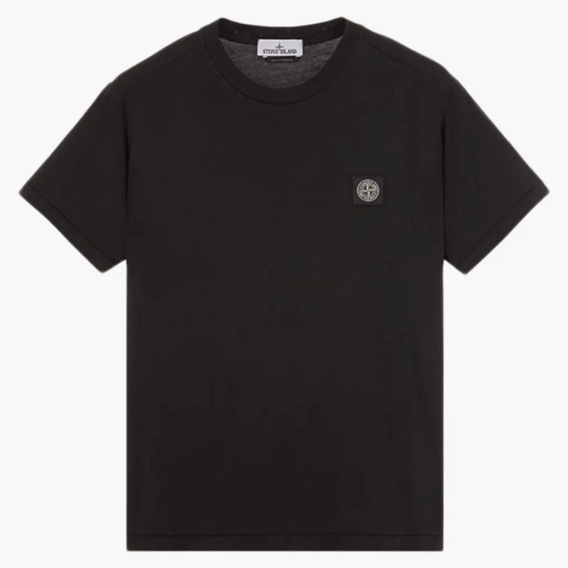Tričko s krátkým rukávem Stone Islandu černé