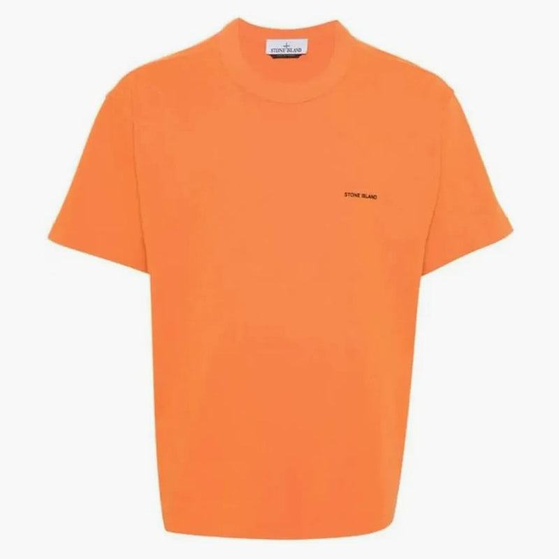 Tričko s krátkým rukávem Stone Islandu oranžové