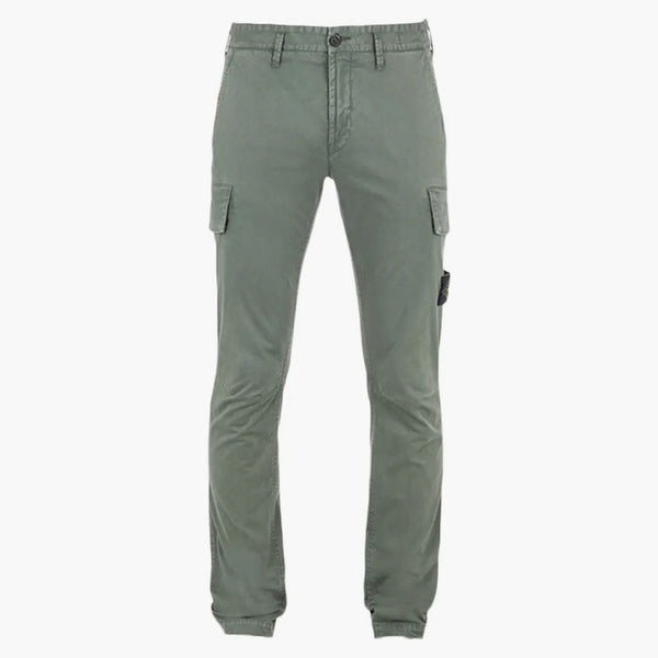 Stone Island Skinny Fit Cargo Pants Musk Green