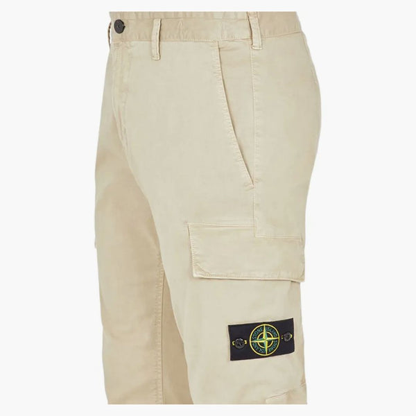 Stone Island Skinny Fit Cargo kalhoty písek