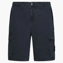 Stone Island Slim Fit Cargo Bermuda Shorts Charcoal