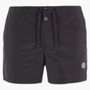 Stone Island Slim Fit Nylon Nylon Swim Trunks Black