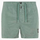 Stone Island Slim Fit Metal Nylon Swim Trunks Light Green