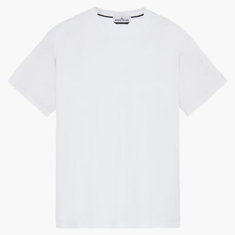 T-shirt logo tonale dell'isola di pietra bianca