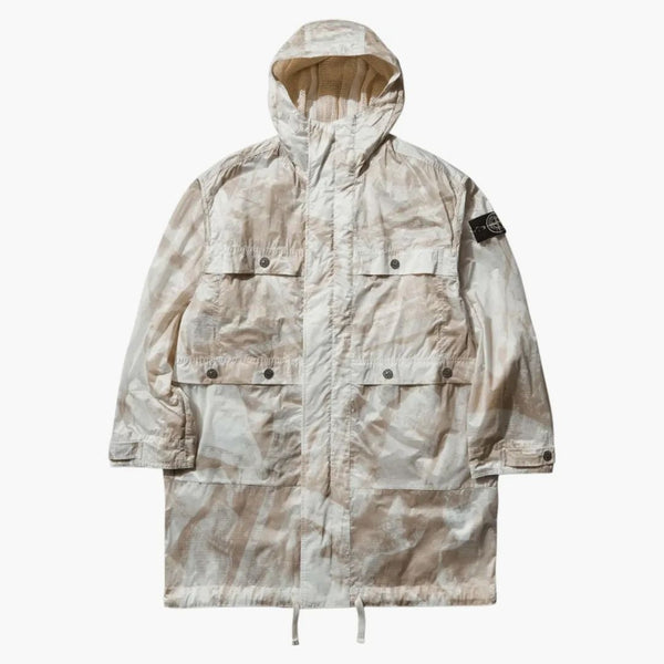 Stone Island Uv Reactive Nylon Parka Camouflage Desert