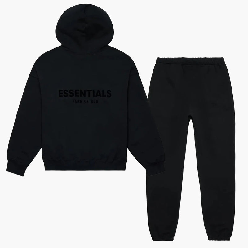 Fear of God Essentials Stretch Limo/Black - Set (Hoodie & Sweatpant)