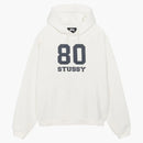 Stussy 80 Relaxed Hoodie Off White