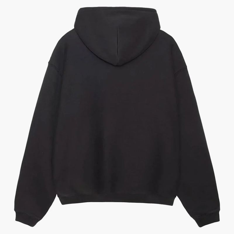 Stussy 80 Relaxed Hoodie Washed Black