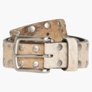 Stussy 8 bola cinturón de vaca crudo cabello