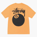 Stussy 8 Ball Tee Pigment Dyed T-shirt Orange