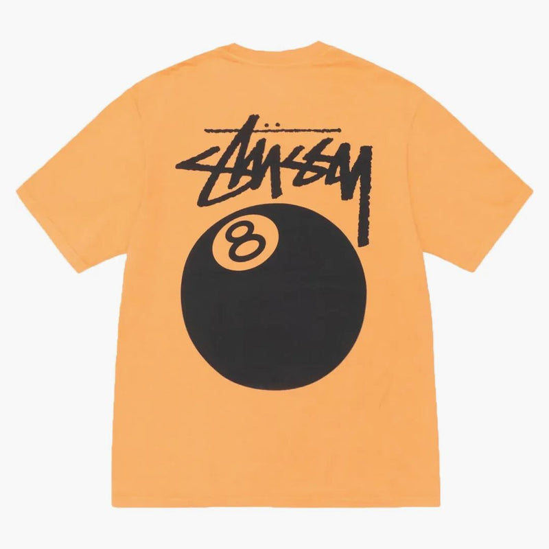 Stussy 8 Ball Tee Pigment Dyed T-Shirt Orange
