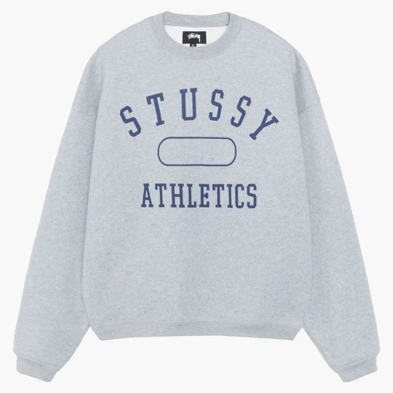 Stussy Athletics Crew Grey Heather