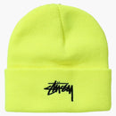 Stussy Basic Cuff Beanie Safety Yellow