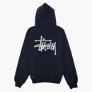Stussy Basic Hoodie Navy/White