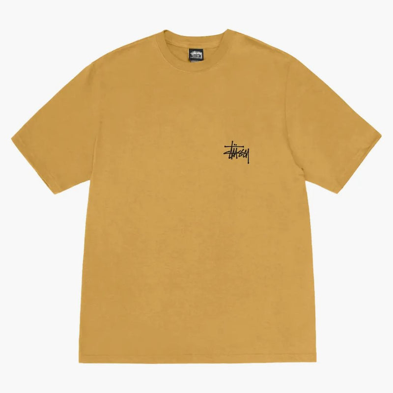 Stussy Basic Logo T-Shirt Curry