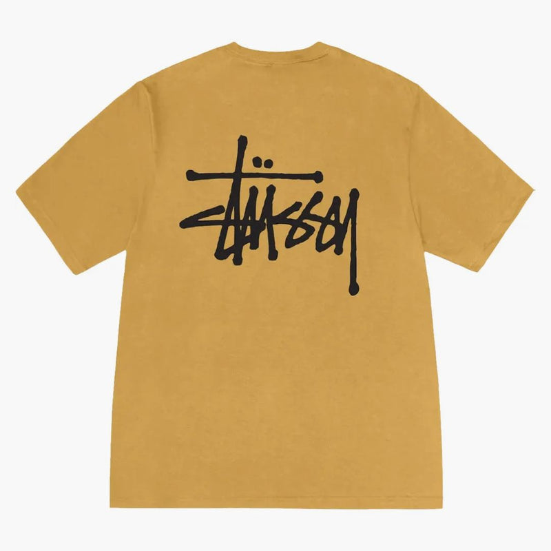 Stussy Basic Logo T-Shirt Curry
