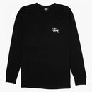 Stussy Basic Stussy Pigment Dyed L/S T-shirt Black