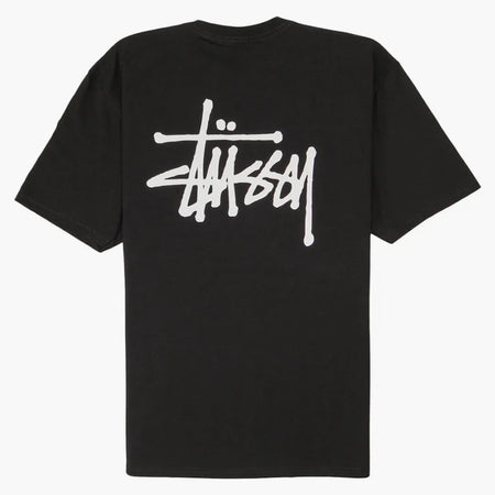 Camiseta básica de Stussy negra