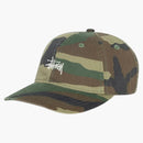 STUSSY Basic Wased Cap Woodland Camo
