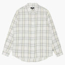 Stussy Beach Plaid Shirt Off White